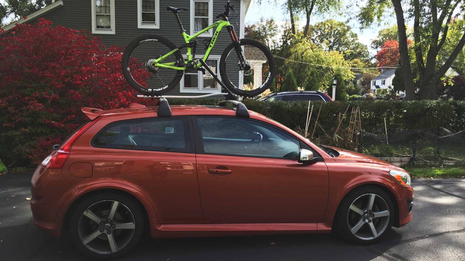 volvo roof bike carrier