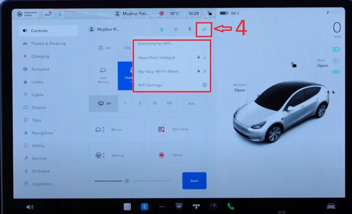 It is important that the selected Wi-Fi connection selected is the mobile device hotspot from which the application is downloaded from.