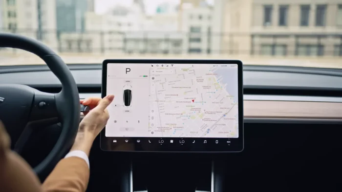 Tesla drive stalk options for selecting drive modes