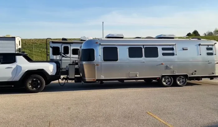 Hummer EV towing test