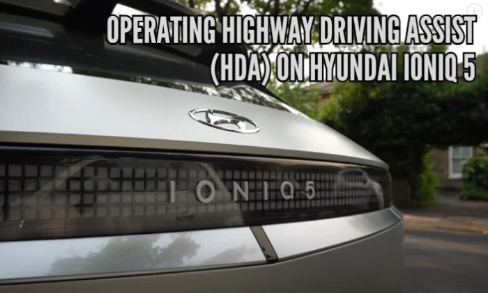 Operating Highway Driving Assist (HDA) on Hyundai IONIQ 5