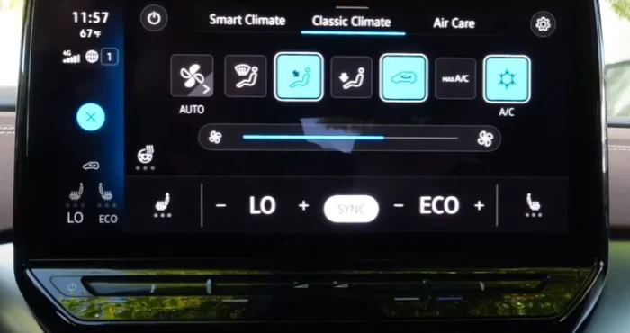 display setting on VW ID.4