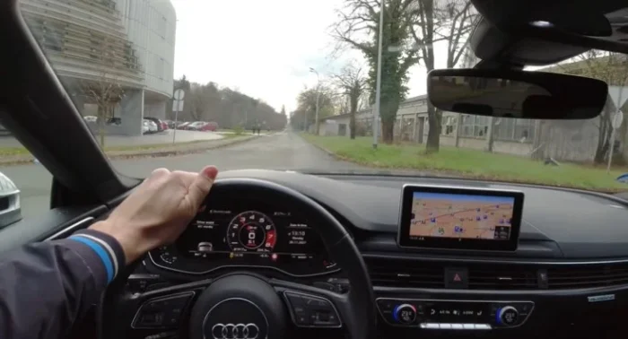 driving audi car