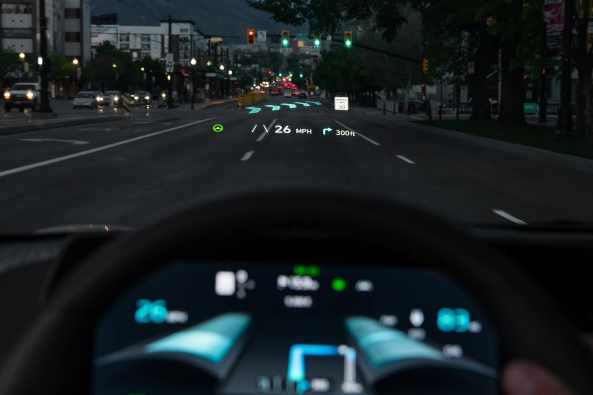 EV6 heads up display