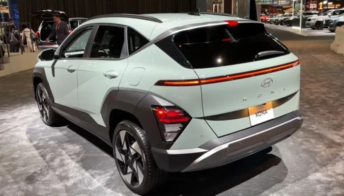 Back view Hyundai Kona EV