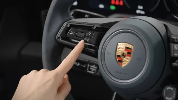 porsche taycan steering